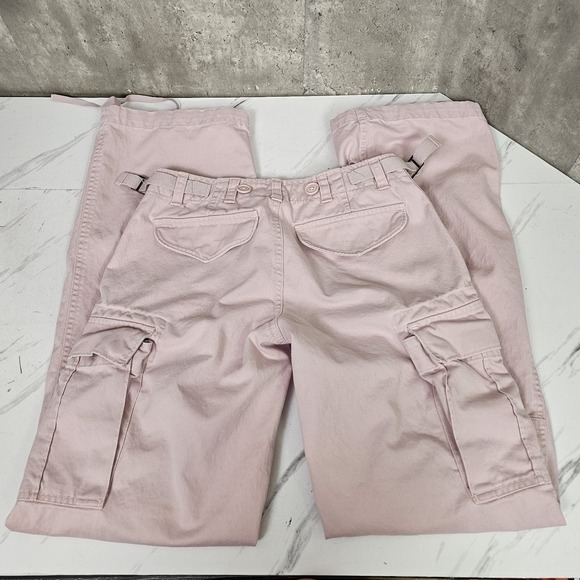 Y2K Mossimo Cargo Pants Pink 100% Cotton Jrs 3 Utility Skater Streetwear‎ 2000s - Picture 8 of 10